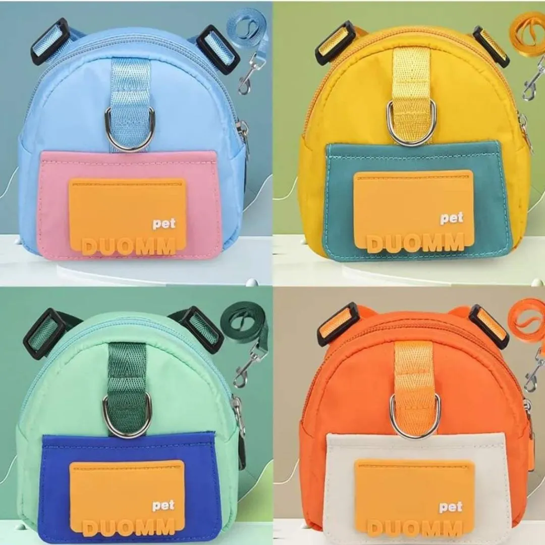 Colores disponibles de la mochila + arnés 